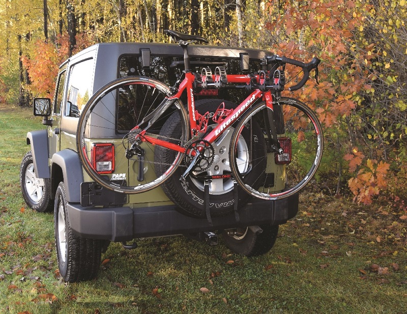 Types of bicycle racks on cars